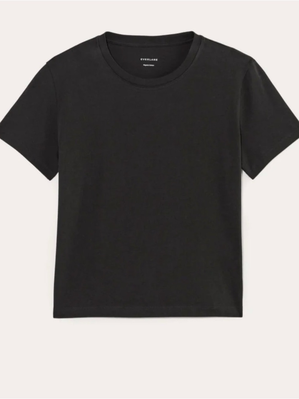 Everlane Black Short Sleeve Crew Tee
